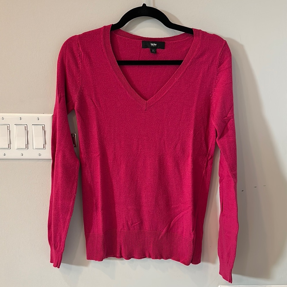 Hot pink sweater
